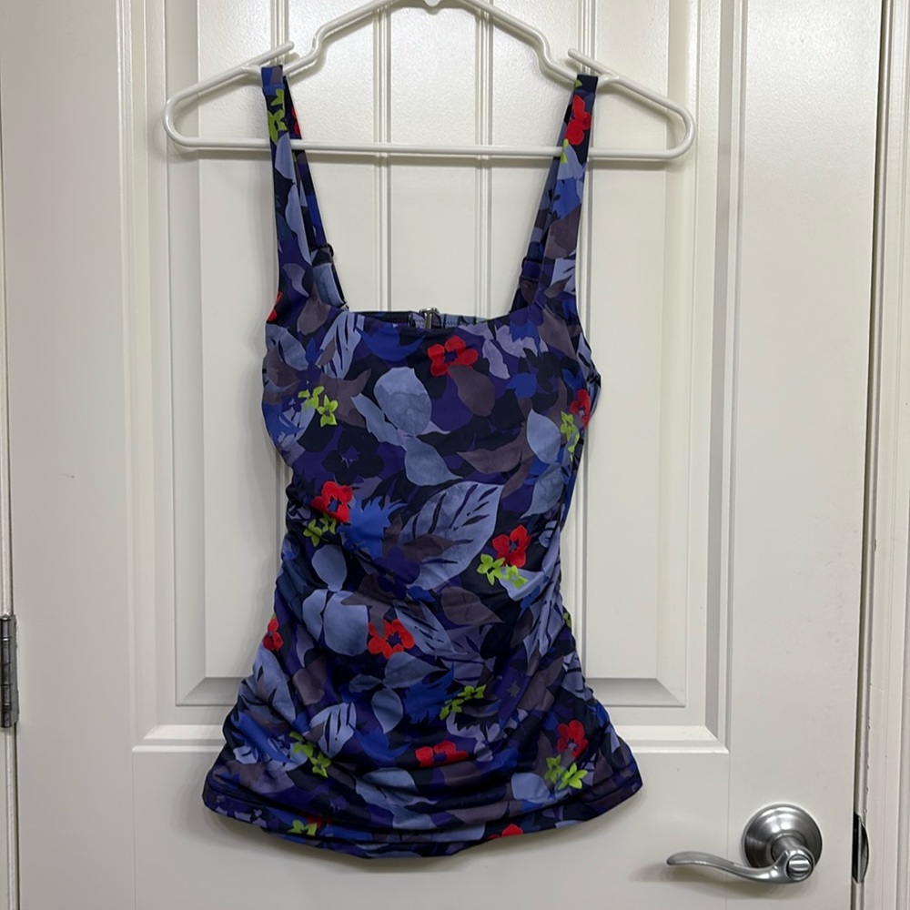 Athleta Twilight Tropic Bra Cup Tankini